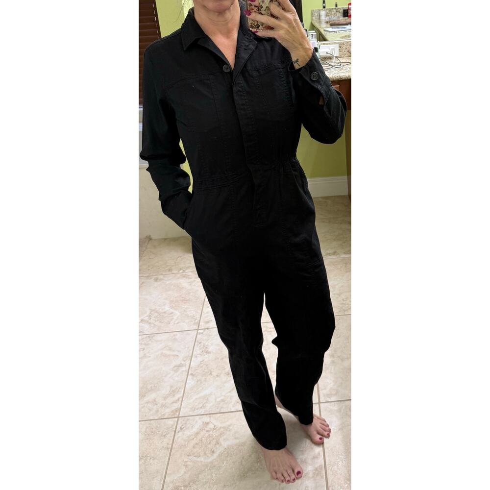 Universal Thread Button-Front Coveralls Romper Ju… - image 3